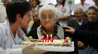 Josefa Álvarez celebró su cumpleaños en la residencia donde vive desde hace 17 años.