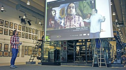 Los profesores fueron noticia también por su capacidad para aplicar las nuevas tecnologías a la enseñanza. En la imagen, un momento de la final del concurso InspiraTICs