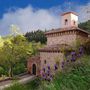 El monasterio de Suso, en San Millán de la Cogolla, donde se descubrieron los primeros textos en castellano, las glosas emilianenses
