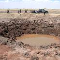METEORITO PROVOCA CR�TER DE 30 METROS AL CAER CERCA DE FRONTERA CON BOLIVIA