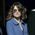 Spanish Crown Prince Felipe and his wife Princess Letizia attend a military parade during Spain's National Day in Madrid