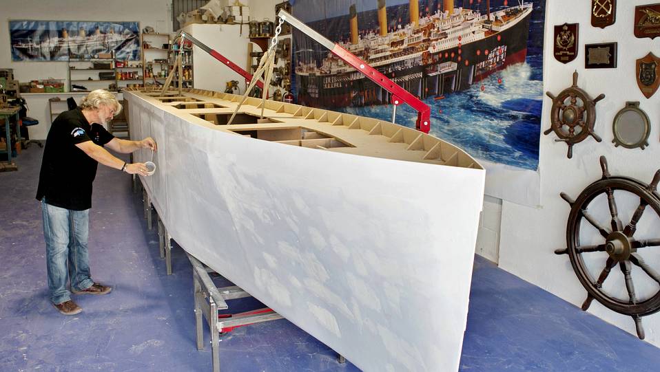 Cambio Insatisfecho Excéntrico La maqueta más grande del mundo del Titanic se construye en Girona