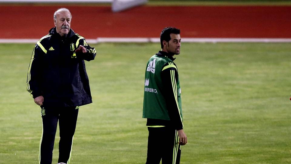 Del Bosque se entrega a Busquets