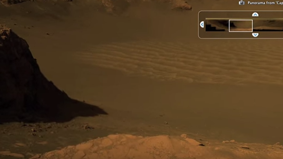 Mars in Google Earth