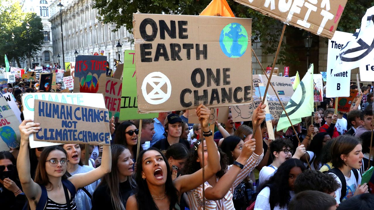 Una huelga mundial para evitar el cambio climático