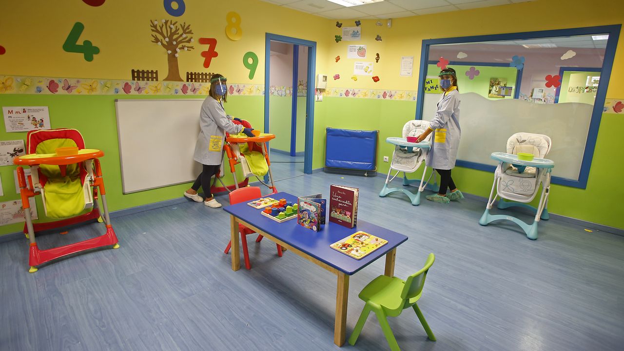 Así están las guarderías antes de abrir: «Ya está todo preparado. Los