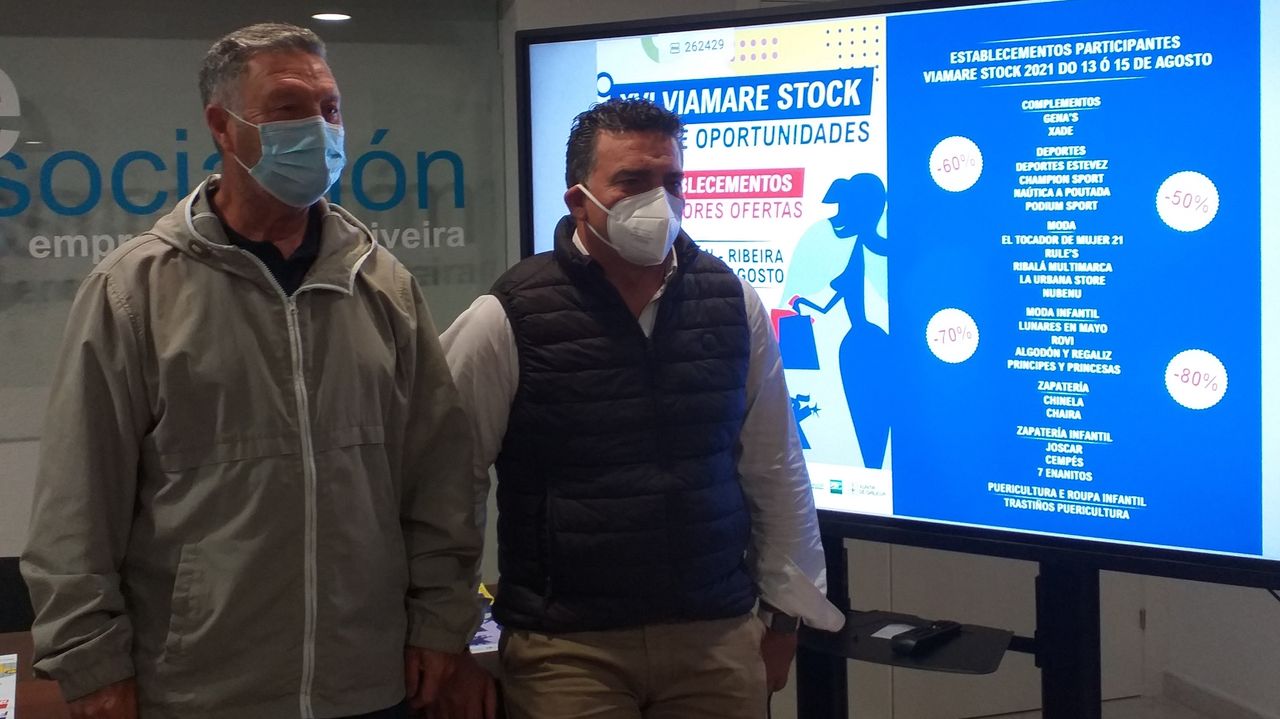 La cita con las gangas de Viamare Stock reunirá a una veintena de negocios  en Ribeira