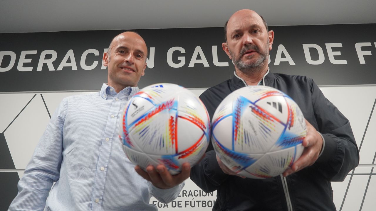 El balón Mundial Catar estará el fútbol gallego