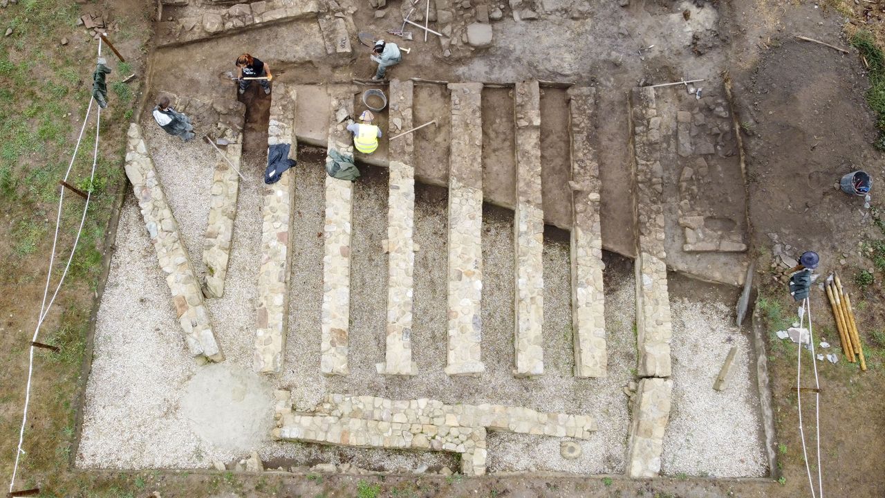 O celeiro romano de Sober volta a ver a luz depois de dois milênios