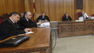 Imagen de la vista celebrada en la Audiencia de A Coruña.