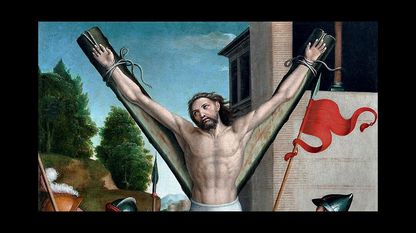 «Crucifixión de san Andrés», por Juan Correa de Vivar, 1540-1545. Museo del Prado