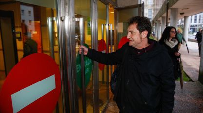 Jorge Duarte, a su llegada al juzgado para declarar