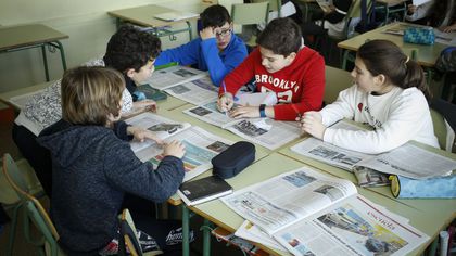 Para ir calentando motores de cara a la Semana de la Prensa en la Escuela, se pueden consultar en la web de Prensa-Escuela cinco nuevos e-studios de noticias